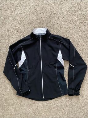 FootJoy Hydrolite Rain Jacket Black/White XS